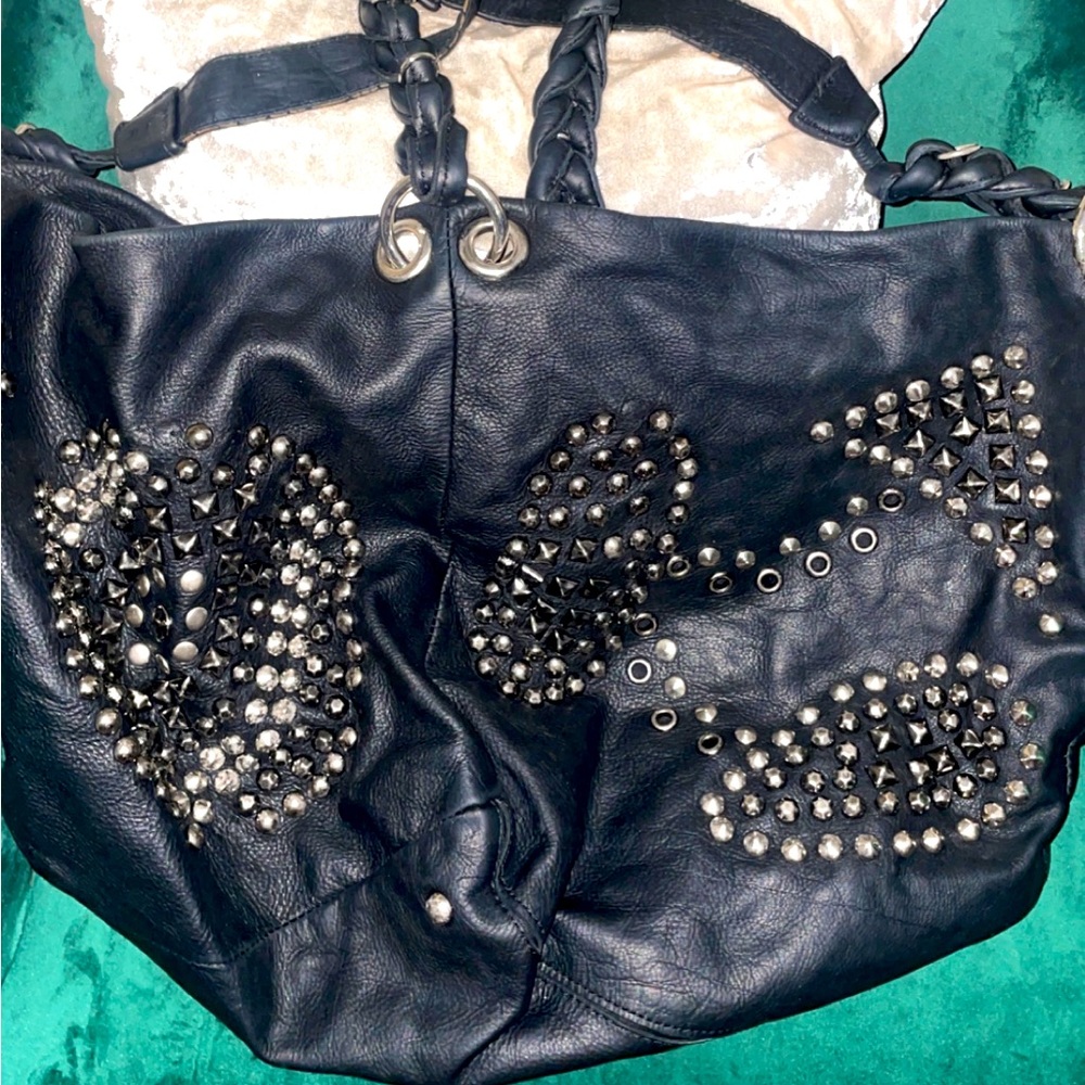 Used BEBE leather purse